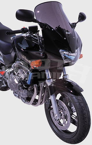 Ermax turistické plexi +8cm (36cm) - Honda CB 600 Hornet S 1998-2004, černé neprůhledné - 2