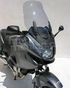 Ermax turistické plexi +10cm (50cm) -  Honda NT700 Deauville 2006-2012, černé kouřové - 2