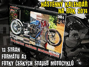 Kalendář 2014 Bohemian Custom Motorcycles - 2