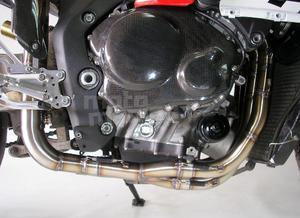 RP výfukový systém Kompletní výfukový systém Inox, tlumič ovál carbon Inox, Honda CBR 1000 RR 04-07 - 2