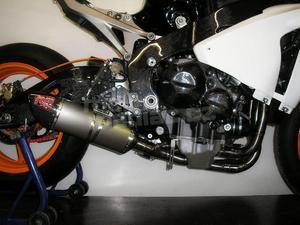 RP výfukový systém Kompletní výfukový systém Inox, tlumič ovál carbon Inox, Honda CBR 1000 RR 08-15 - 2