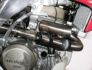RP výfukový systém Inox, tlumič ovál carbon Inox Racing Style, Honda CRF 450 R 08 - 2