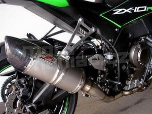 RP slip-on ovál carbon titan, Kawasaki ZX 10 R 11-15 - 2
