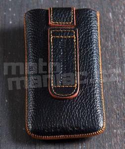 Leather Case Iphone 4, black - 2
