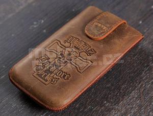 Leather Case Iphone 5/S, brown - 2