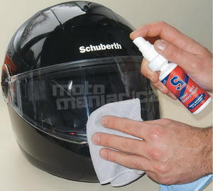 S100 Visor and Helmet Cleaner, 100 ml, Incl. Micro. Cloth - 2