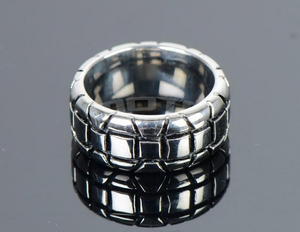 Finger Ring Classic, Black/Silver - 2