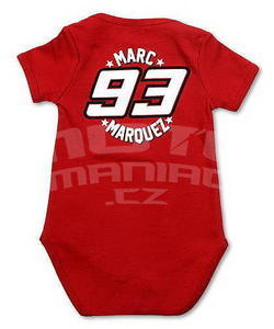 Marc Marquez dětské body červené - vel. 6 měsíců - 2