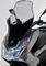 Ermax turistické plexi +25cm (67cm) -  Honda PCX 125 2010-2013, černé kouřové - 2/6