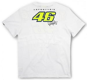 Valentino Rossi VR46 pánské triko bílé - 2