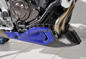 Ermax kryt motoru Yamaha MT-07 2014-2015, satin blue/satin black (for race blue) - 2