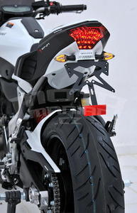 Ermax zadní blatník s krytem řetězu Yamaha MT-07 2014-2015, white(BWC1)/satin black - 2