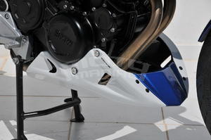 Ermax kryt motoru trojdílný - BMW F 800 R 2009-2014, white/blue - 2