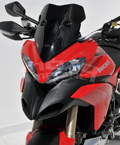 Ermax Sport plexi 38cm - Ducati Multistrada 1200/S 2010-2012, černé kouřové - 2