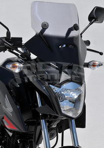 Ermax plexi větrný štítek 45cm - Honda CB125F 2015, černé neprůhledné - 2