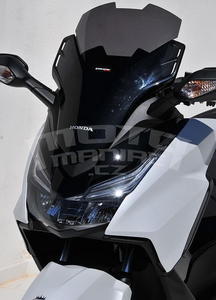 Ermax Sport plexi 30cm - Honda Forza 125 2015, černé kouřové - 2