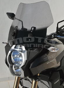 Ermax turistické plexi 41cm - Kawasaki Versys 1000 2012-2015, černé satin - 2