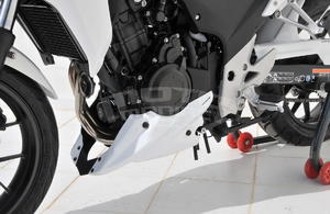 Ermax kryt motoru - Honda CB500F 2013-2015, mat black (mat gunpowder black met) - 2