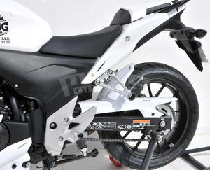Ermax zadní blatník s krytem řetězu - Honda CB500F 2013-2015, 2015 mat black (matt gunpowder black metal) - 2