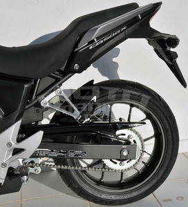 Ermax zadní blatník s krytem řetězu - Honda CB500X 2013-2015, mat black (matt gunpowder black metal) - 2