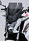 Ermax plexi větrný štítek 38cm - Honda CB650F 2014-2015, černé neprůhledné - 2/7