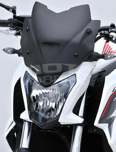 Ermax Sport plexi větrný štítek 28cm - Honda CB650F 2014-2015, hnědé - 2