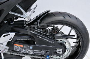 Ermax zadní blatník s krytem řetězu - Honda CBR1000RR Fireblade 2012-2015, metallic black (black graphite) - 2
