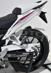Ermax zadní blatník s krytem řetězu - Honda CBR500R 2013-2015, white (pearl himalayas white) - 2