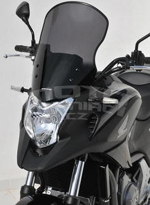 Ermax turistické plexi +10cm (45,5cm) - Honda NC700X 2012-2013, černé satin - 2