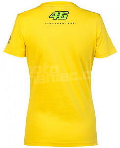 Valentino Rossi VR46 dámské triko žluté - 2