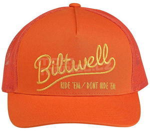 Biltwell Ride 'Em Trucker Hat Orange - 2