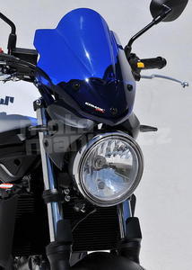 Ermax plexi větrný štítek - Suzuki SV650 2016, modré - 2