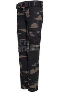 John Doe Cargo Kevlar Slim kalhoty s úzkým střihem Camouflage - 2