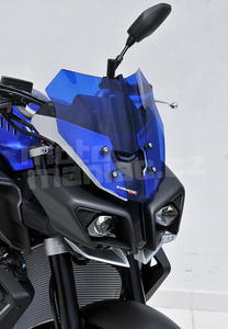 Ermax Sport plexi 29cm - Yamaha MT-10 2016, modré satin - 2