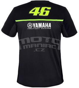 Valentino Rossi VR46 Yamaha Black Line triko pánské - 2