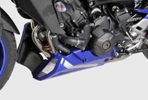 Ermax kryt motoru trojdílný - Yamaha MT-09 2017-2020, šedá antracit (moto night Fluo) - 2