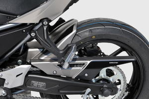 Ermax zadní blatník s krytem řetězu - Kawasaki Z650 2017, imitace karbonu - 2