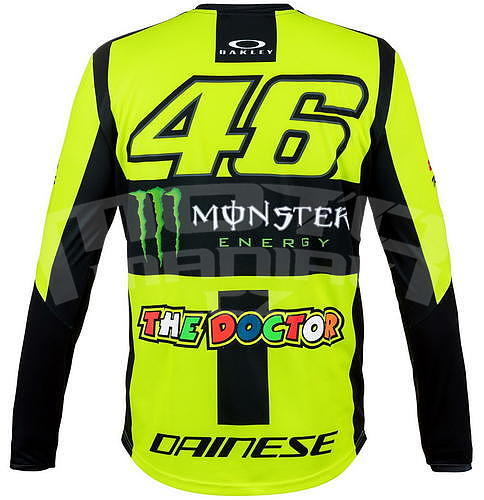 Valentino Rossi VR46 triko dl. rukáv pánské - edice Monster - 2