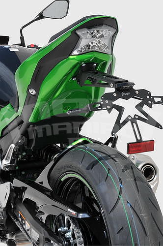 Ermax podsedlový plast s držákem SPZ - Kawasaki Z900 2017-2019, imitace karbonu - 2