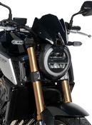 Ermax Hypersport plexi větrný štítek 23cm - Honda CB650R Neo Sports Café 2019, černé neprůhledné - 2/6
