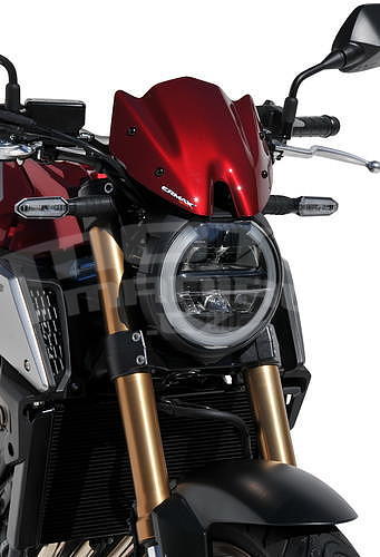 Ermax lakovaný větrný štítek 23cm - Honda CB650R Neo Sports Café 2019, červená metalíza (Candy Chromosphere Red R381) - 2