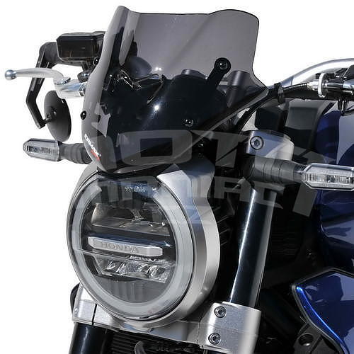Ermax Hypersport plexi větrný štítek 20cm - Honda CB1000R Neo Sports Café 2018-2019, černé neprůhledné - 2