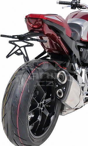 Ermax podsedlový plast s držákem SPZ - Honda CB1000R Neo Sports Café 2018-2019, černá metalíza 2018-2019 (Graphite Black NHB01EB) - 2