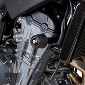 Barracuda padací protektory - KTM KTM 790 Duke 2018-2019, černá hlavice, stříbrná krytka - 2/4