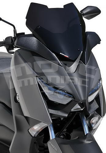 Ermax Sport plexi 41cm - Yamaha XMax 125/150 2018-2019, černé neprůhledné - 2