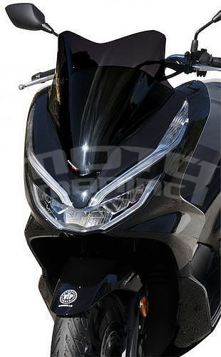 Ermax Sport plexi 44cm - Honda PCX 125/150 (model s ABS) 2018-2019, černé kouřové - 2