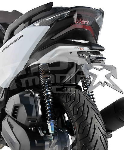 Ermax podsedlový plast s držákem SPZ - Honda Forza 125 2017-2020, černá lesklá 2018-2019 (NH1) - 2