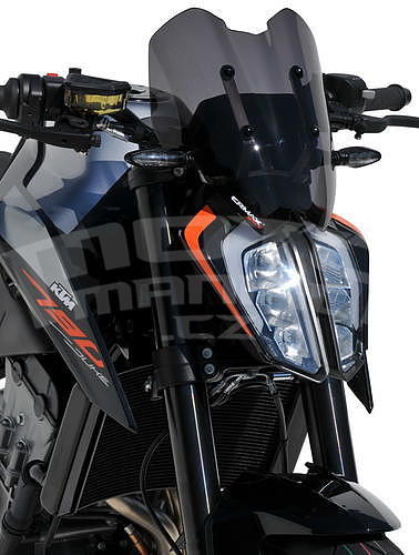 Ermax Sport plexi štítek 31cm - KTM 790 Duke 2018-2020, šedé satin - 2