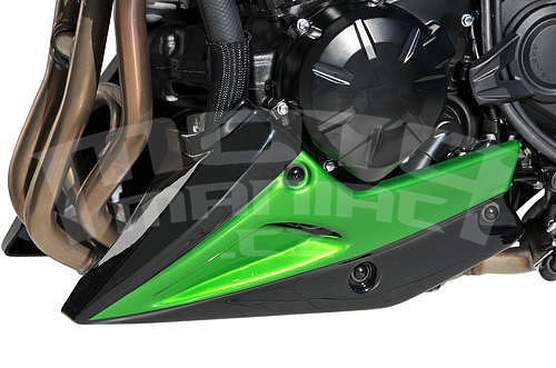 Ermax kryt motoru 2-dílný - Kawasaki Z900 2020, tmavě zelená metalíza 2020 (Candy Lime Green 3 51P) - 2
