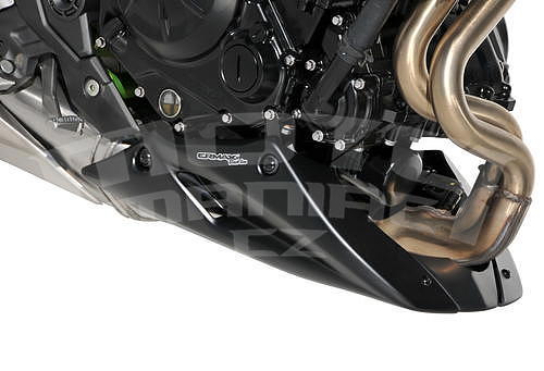 Ermax kryt motoru 3-dílný - Kawasaki Z650 2020, černá metalíza/zelená perleť SE (Metallic Spark Black 660/15Z/Candy Lime Green 35P) - 2